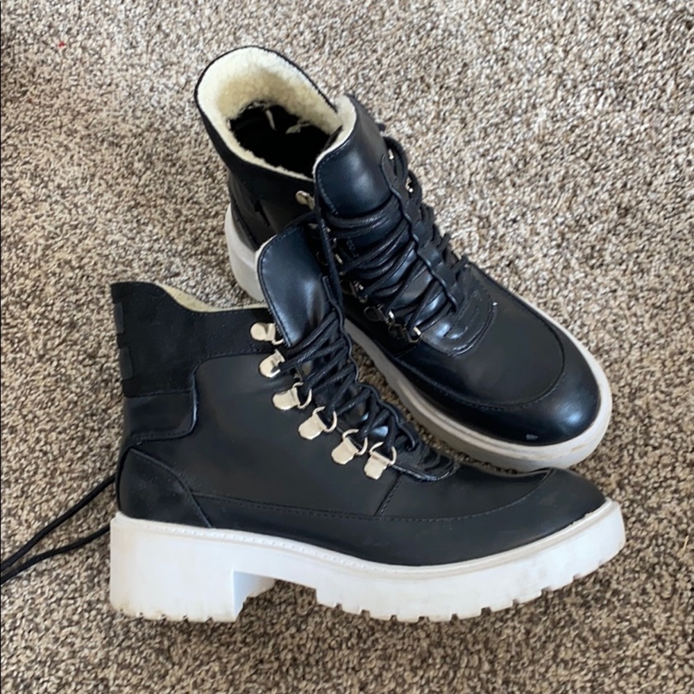 cute black boots
